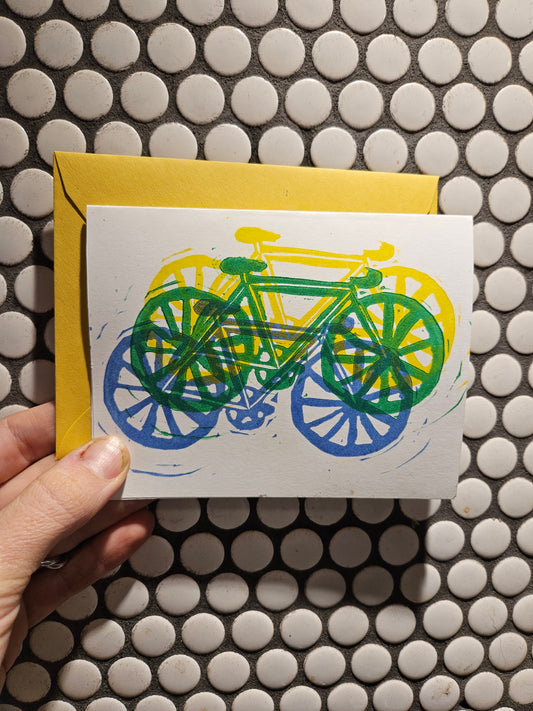 Bike Rack Greeting Card